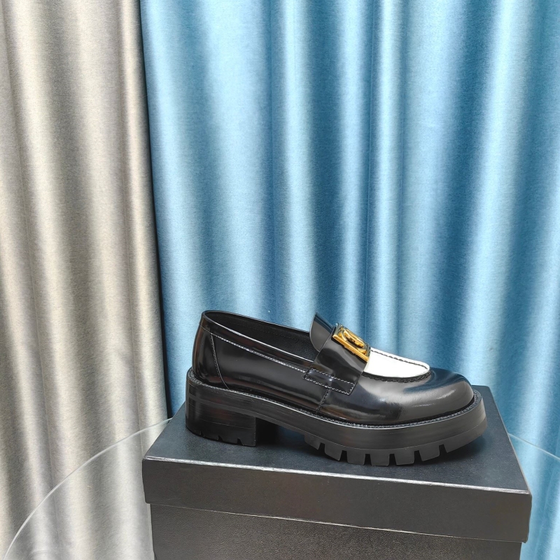 Ch*el leather shoes